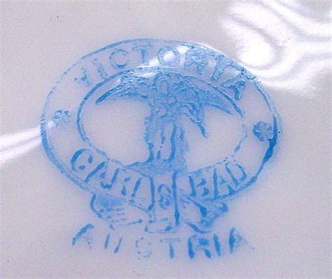 <b>Victoria</b> <b>Carlsbad</b> Turquoise Bud Vase - 1891-1918. . Victoria carlsbad austria marks